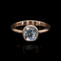 1.18 Ct. Gemstone Ring, 14K Rose Gold 1