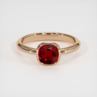 1.31 Ct. Ruby Ring, 14K Rose Gold 1