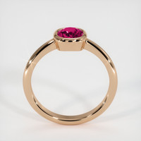 1.22 Ct. Ruby Ring, 14K Rose Gold 3