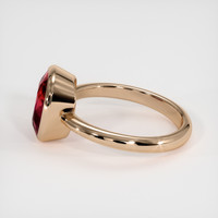 4.01 Ct. Ruby Ring, 14K Rose Gold 4