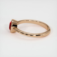 1.20 Ct. Ruby Ring, 14K Rose Gold 4