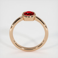 1.42 Ct. Ruby Ring, 14K Rose Gold 3