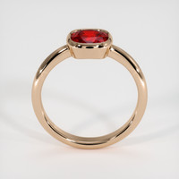 1.50 Ct. Ruby Ring, 14K Rose Gold 3