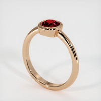 1.32 Ct. Ruby  Ring - 14K Rose Gold