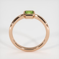 0.42 Ct. Green Sapphire Ring, 14K Rose Gold 3