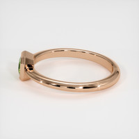 0.42 Ct. Green Sapphire Ring, 14K Rose Gold 4