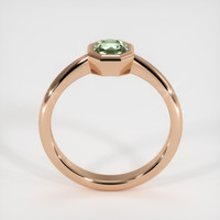 0.61 Ct. Green Sapphire Ring, 14K Rose Gold 3