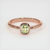 0.53 Ct. Sapphire Ring, 14K Rose Gold 1