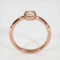 0.60 Ct. Sapphire Ring, 14K Rose Gold 3