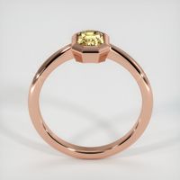 0.90 Ct. Peach Sapphire Ring, 14K Rose Gold 3