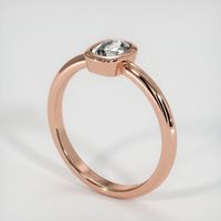 0.77 Ct. Sapphire Ring, 14K Rose Gold 2