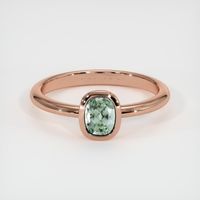 0.62 Ct. Sapphire Ring, 14K Rose Gold 1