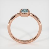 0.63 Ct. Sapphire Ring, 14K Rose Gold 3