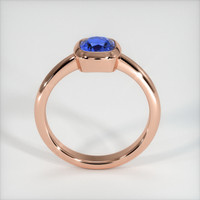 0.69 Ct. Sapphire Ring, 18K Rose Gold 3