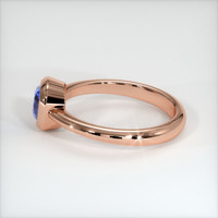 0.69 Ct. Sapphire Ring, 18K Rose Gold 4