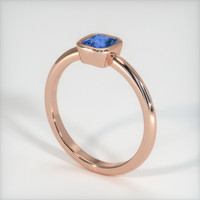 0.71 Ct. Sapphire Ring, 18K Rose Gold 2