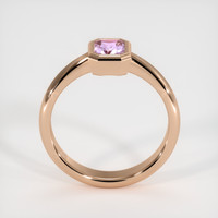 0.62 Ct. Pink Sapphire Ring, 18K Rose Gold 3