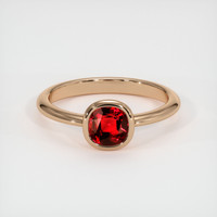1.48 Ct. Ruby Ring, 18K Rose Gold 1