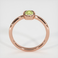 0.53 Ct. Sapphire Ring, 18K Rose Gold 3