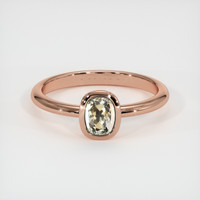 0.60 Ct. Sapphire Ring, 18K Rose Gold 1