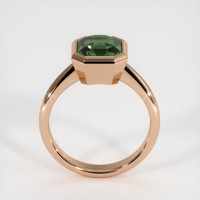 3.66 Ct. Green Sapphire Ring, 18K Rose Gold 3