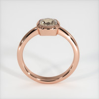 0.74 Ct. Sapphire Ring, 18K Rose Gold 3