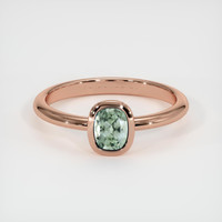 0.62 Ct. Sapphire Ring, 18K Rose Gold 1