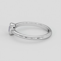 0.39 Ct. Blue Sapphire Ring, Silver 4