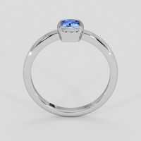 0.35 Ct. Blue Sapphire Ring, Silver 3