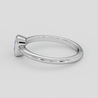 0.35 Ct. Blue Sapphire Ring, Silver 4