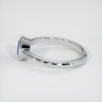 0.86 Ct. Blue Sapphire Ring, 10K White Gold 4