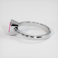 1.70 Ct. Pinkish Red Ruby Ring, 10K White Gold 4