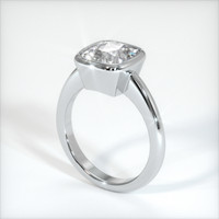 2.75 Ct. White Sapphire Ring, 10K White Gold 2