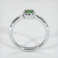 0.76 Ct. Yellowish Green Sapphire Ring, 10K White Gold 3