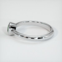 0.76 Ct. Yellowish Green Sapphire Ring, 10K White Gold 4