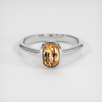 1.11 Ct. Gemstone Ring, 14K White Gold 1