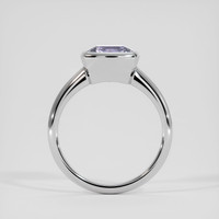 3.48 Ct. Violet Tanzanite Ring, 14K White Gold 3