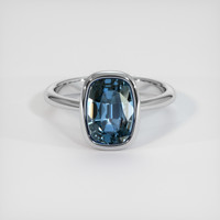 2.82 Ct. Gemstone Ring, 14K White Gold 1