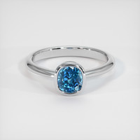 1.85 Ct. Gemstone Ring, 14K White Gold 1