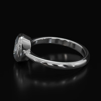 1.18 Ct. Gemstone Ring, 14K White Gold 4