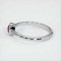 0.67 Ct. Sapphire Ring, 14K White Gold 4