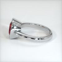 3.36 Ct. Ruby Ring, 14K White Gold 4