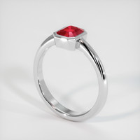 Men's Ruby Ring 1.06 Ct., 14K White Gold Preview