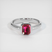 Men's Ruby Ring 2.00 Ct., 14K White Gold Preview