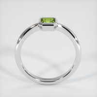 0.42 Ct. Green Sapphire Ring, 14K White Gold 3