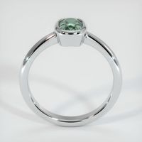 0.73 Ct. Sapphire Ring, 14K White Gold 3