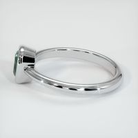 0.73 Ct. Sapphire Ring, 14K White Gold 4