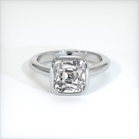 2.75 Ct. White Sapphire Ring, 14K White Gold 1