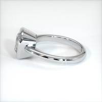 2.75 Ct. White Sapphire Ring, 14K White Gold 4