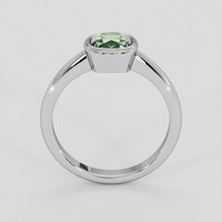 1.34 Ct. Green Sapphire Ring, 14K White Gold 3